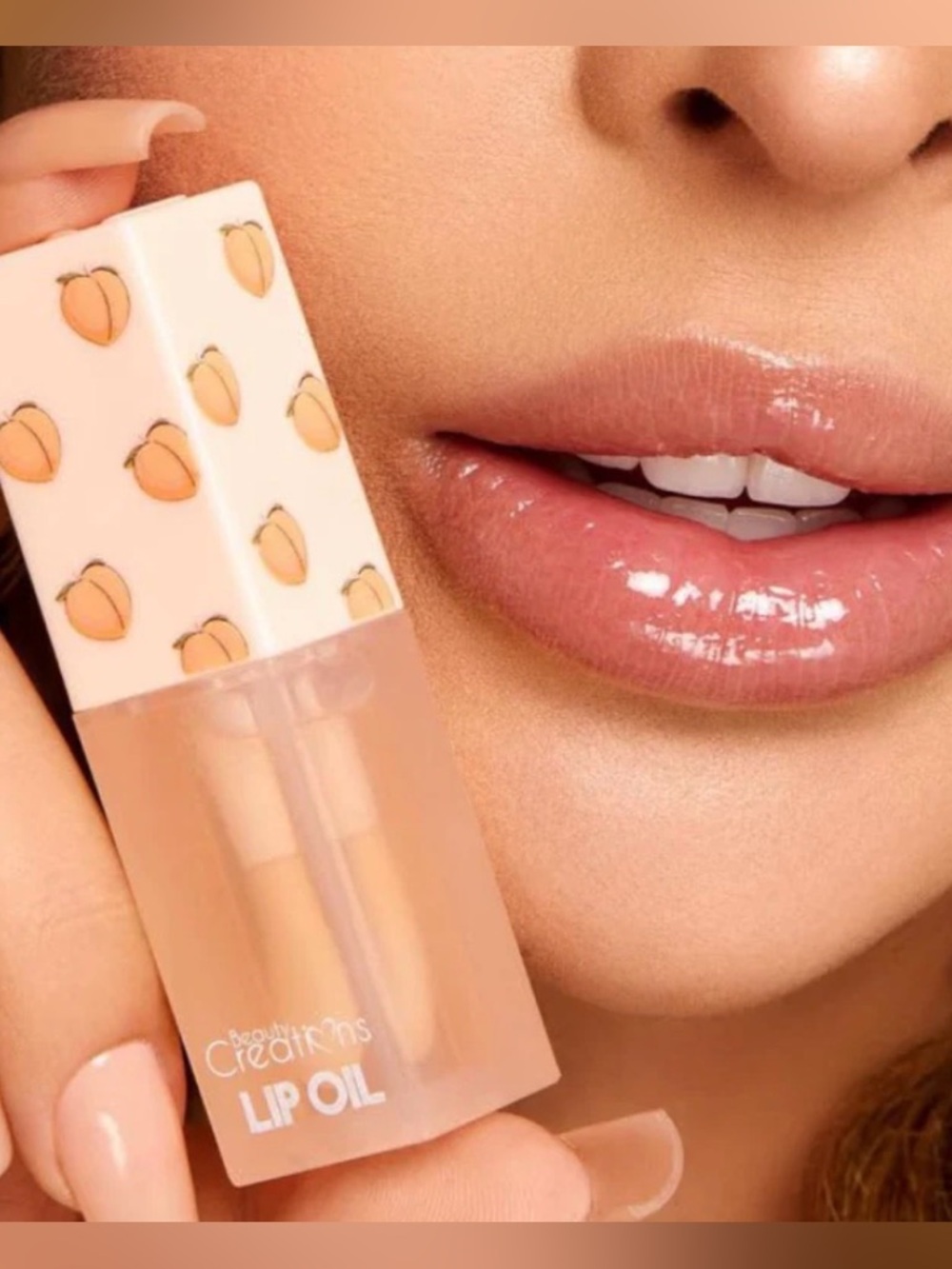 NWT Korean Beauty - The Crème Shop luscious lip oil in peach cobbler